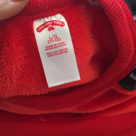 Ugly Christmas Sweater Red Black Bah Humbug - Picture 5 of 6